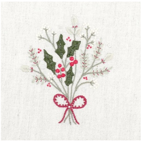 Kit de broderie traditionnelle "Ruban d'hiver" de Un Chat dans l'aiguille