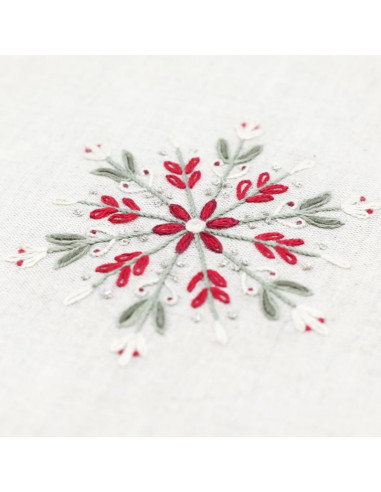 Kit de broderie traditionnelle "Sous les étoiles" de Un Chat dans l'aiguille