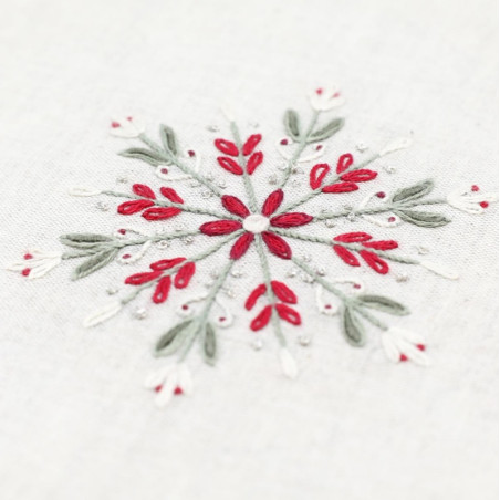 Kit de broderie traditionnelle "Sous les étoiles" de Un Chat dans l'aiguille
