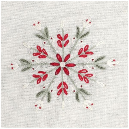 Kit de broderie traditionnelle "Sous les étoiles" de Un Chat dans l'aiguille