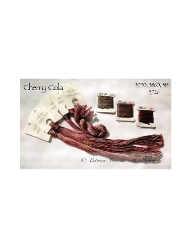 Fil Nina's Threads - coton mouliné - Cherry Cola