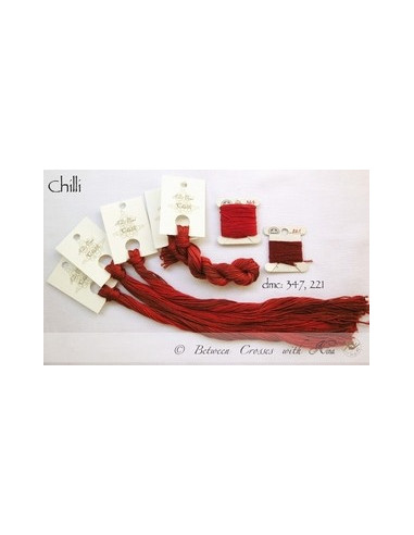 Fil Nina's Threads - coton mouliné - Chilli