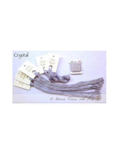 Fil Nina's Threads - coton mouliné - Crystal
