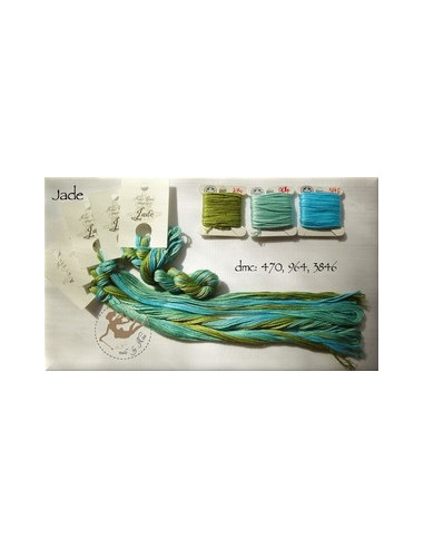 Fil Nina's Threads - coton mouliné - Jade