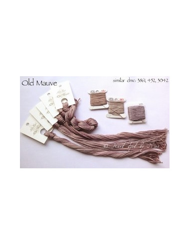Fil Nina's Threads - coton mouliné - Old Mauve