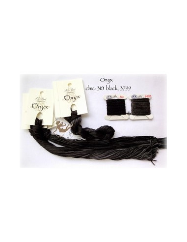 Fil Nina's Threads - coton mouliné - Onyx