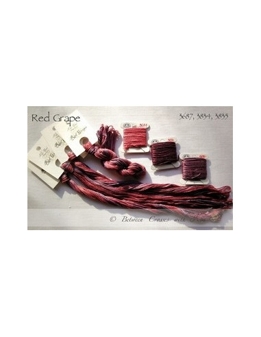 Fil Nina's Threads - coton mouliné - Red Grape