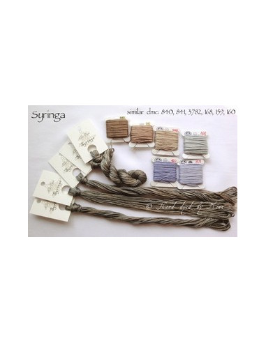 Fil Nina's Threads - coton mouliné - Syringa