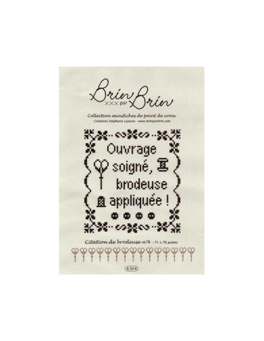 Fiche Brin par Brin "Citation de brodeuse N°4"