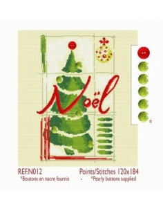Lili Points - Grand sapin + boutons