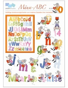 Lindners Kreuzstiche - Mäuse-ABC    