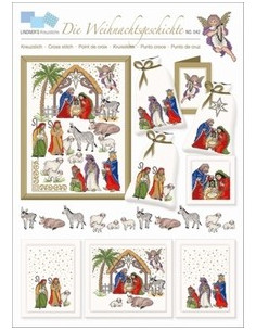 Lindners Kreuzstiche - Die Weihnachtsgeschichte    