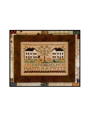Little House Needleworks - Two White Houses