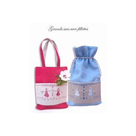 Marie Suarez - Grands sacs avec fillettes    