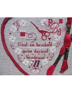 Petite Bonheur du Jour - C est en brodant ... Brodeuse    