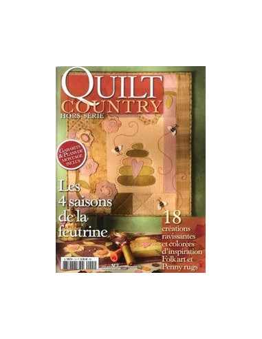 Brochure - Quilt Country - Les 4 saisons de la feutrine