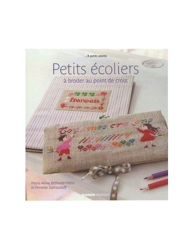 Livre - Petits écoliers à broder au point de croix