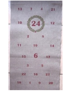 Bande nature imprimée - Calendrier de l Avent    