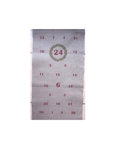 Bande nature imprimée - Calendrier de l Avent    