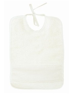 Bavoir pour bébé - éponge - blanc