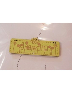 Boutons en bois - Jardin