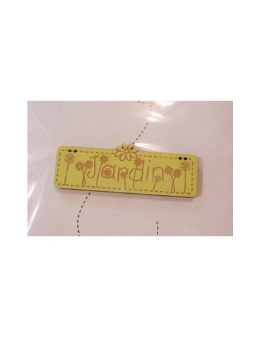 Boutons en bois - Jardin