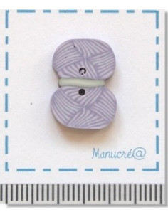 Bouton en Pâte Polymère - Pelote N.6