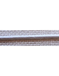 Cordelette aspect cuir 1mm - blanc