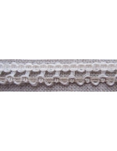 Galon robe lin-coton, nature-écru col51