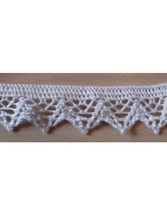Dentelle écru - 25 mm - coton