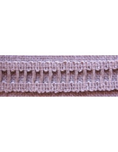 Galon robe lin-coton - nature 15 mm