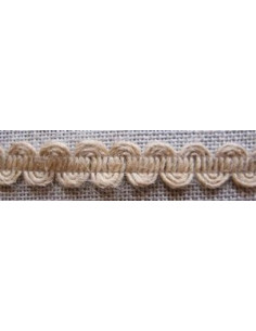 Galon en jute - Nature - 9 mm