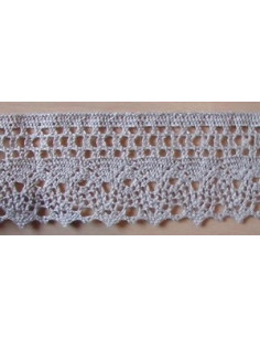 Dentelle nature - 60 mm - lin