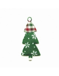 Sapin en tissu et feutrine - vert