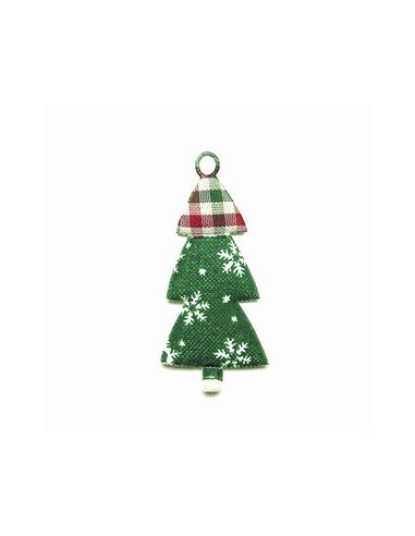 Sapin en tissu et feutrine - vert