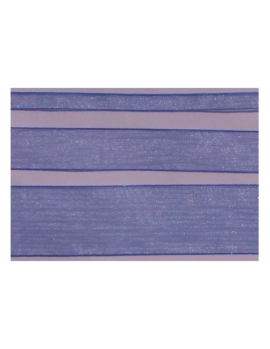 Ruban Organza bleu col029