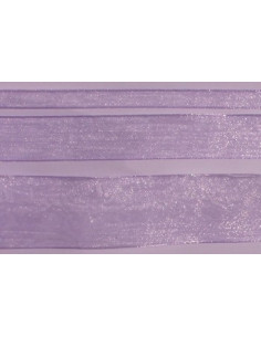 Ruban Organza violet clair col035