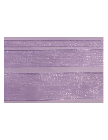 Ruban Organza violet clair col035
