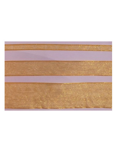 Ruban Organza jaune foncé col052