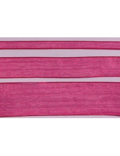 Ruban Organza rose foncé col078