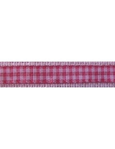 Ruban Vichy rose 5mm
