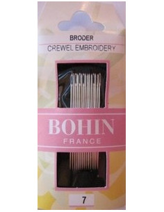 Aiguilles à broder Bohin - taille 7