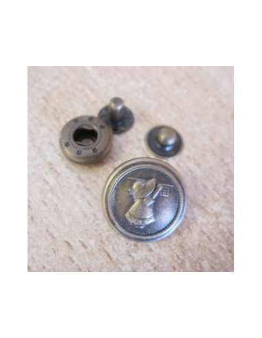 Bouton pression - Sue 2 - 17 mm